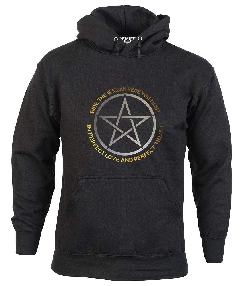 Bide The Wiccan Rede Unisex Pagan Hoodie Sizes S-2XL