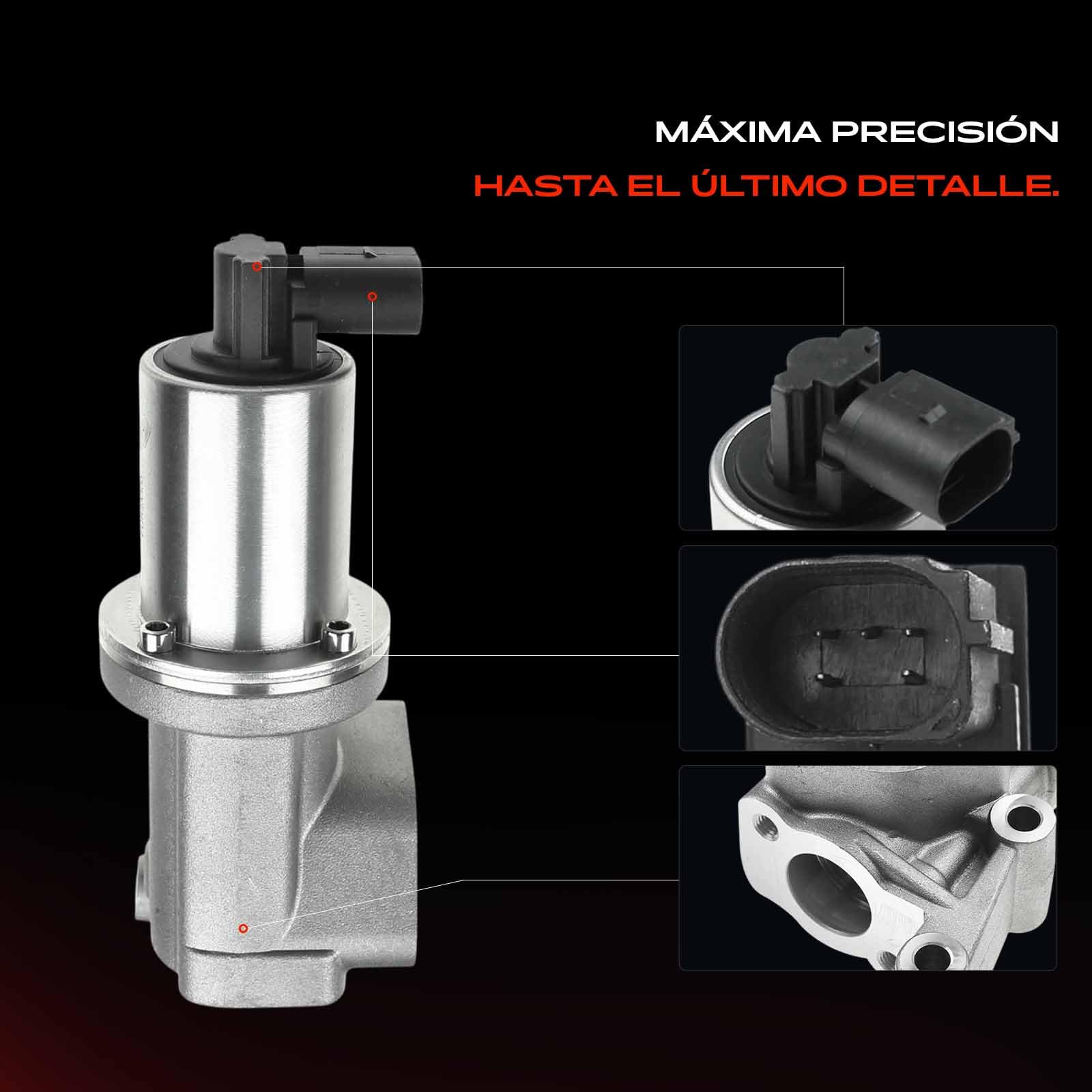 Frankberg Válvula EGR del enfriador de recirculación de gases de escape | 2A300; Compatible con: i30 GD, Río III UB, Alma AM, iX20 JC, Venga YN, Pro Cee'D JD, Pro Cee'D ED, Cee'D SW ED
