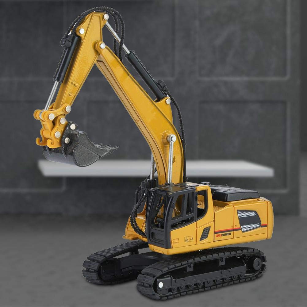 OKJHFD Excavadora De Orugas, Excavadora De Aleación 1:60 Modelo Ingeniería Construcción Vehículo Vehículo Juguete para Niños Y Decoración para La Casa OKJHFD Excavadora De Orugas, Excavadora De Aleación 1:60 Modelo Ingeniería Construcción Vehículo Vehículo Juguete para Niños Y Decoración para La Casa