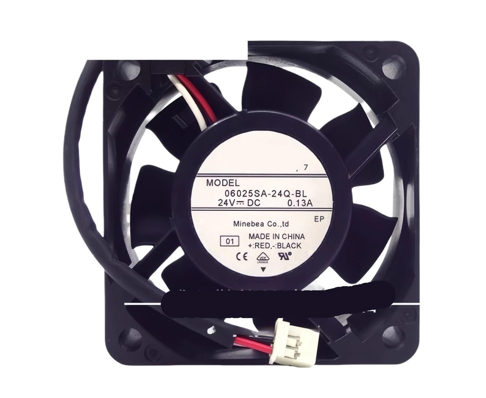 JEYPINDII 10Pcs 06025SA-24Q-BL 24V 0.13A 1.3KW driver cooling fan