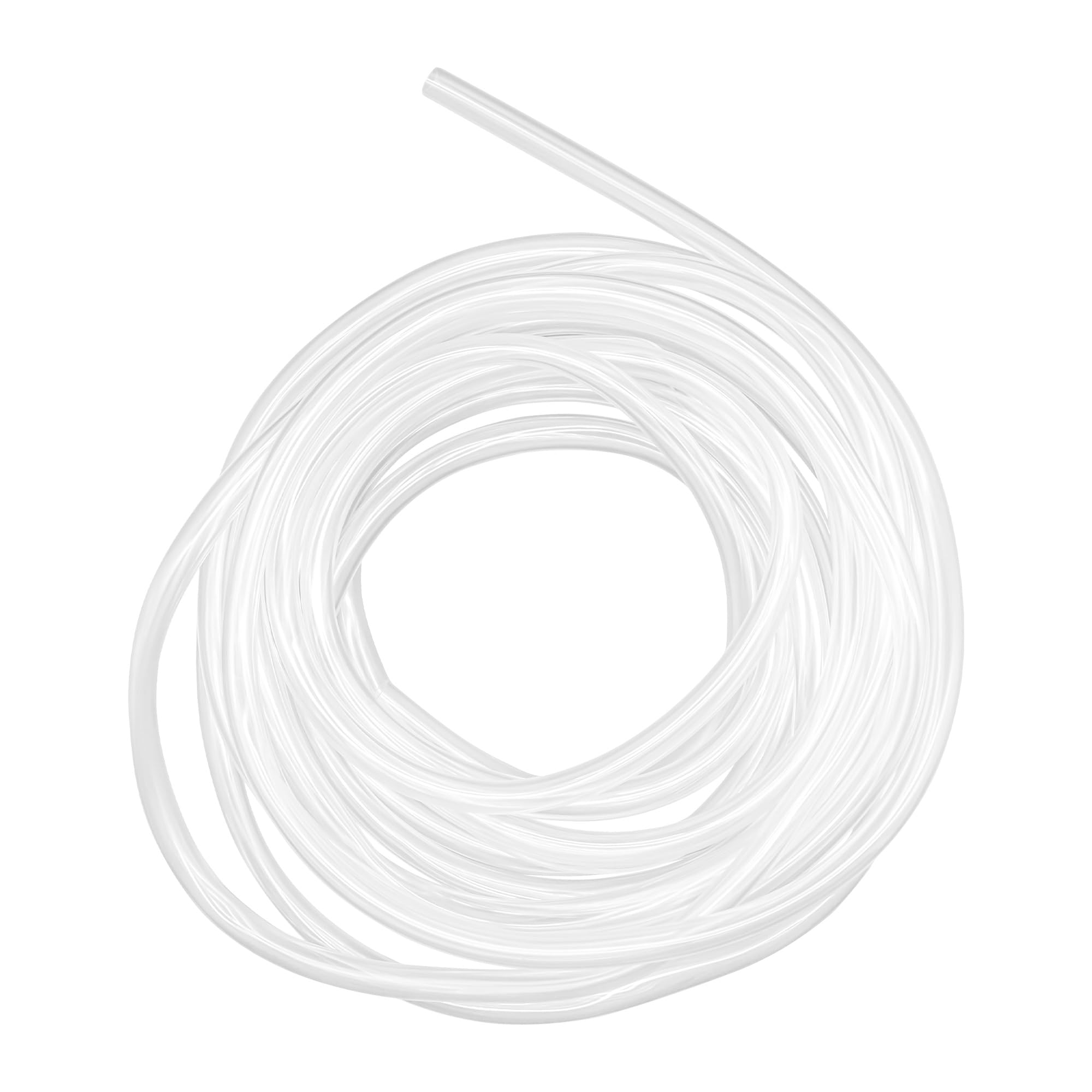 LAVMHAB PVC Tube 7mm ID x 10mm OD 8m(26.2ft) Clear Vinyl Hose PVC Tubing, Lightweight and Flexible Plastic Tubing Water Air Pipe