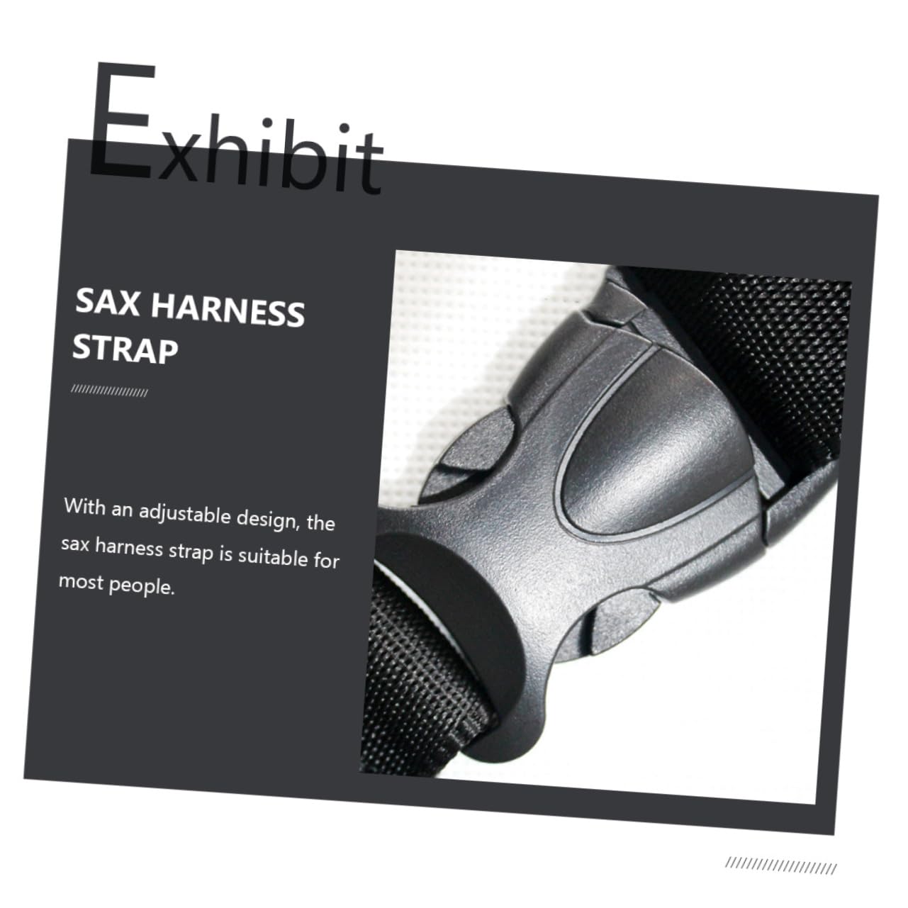 SUPVOX 3pezzi Cinghia Regolabile Per Sassofono Comfort Tracolla Per Musicisti Accessorio Resistente Per Performance e Pratica
