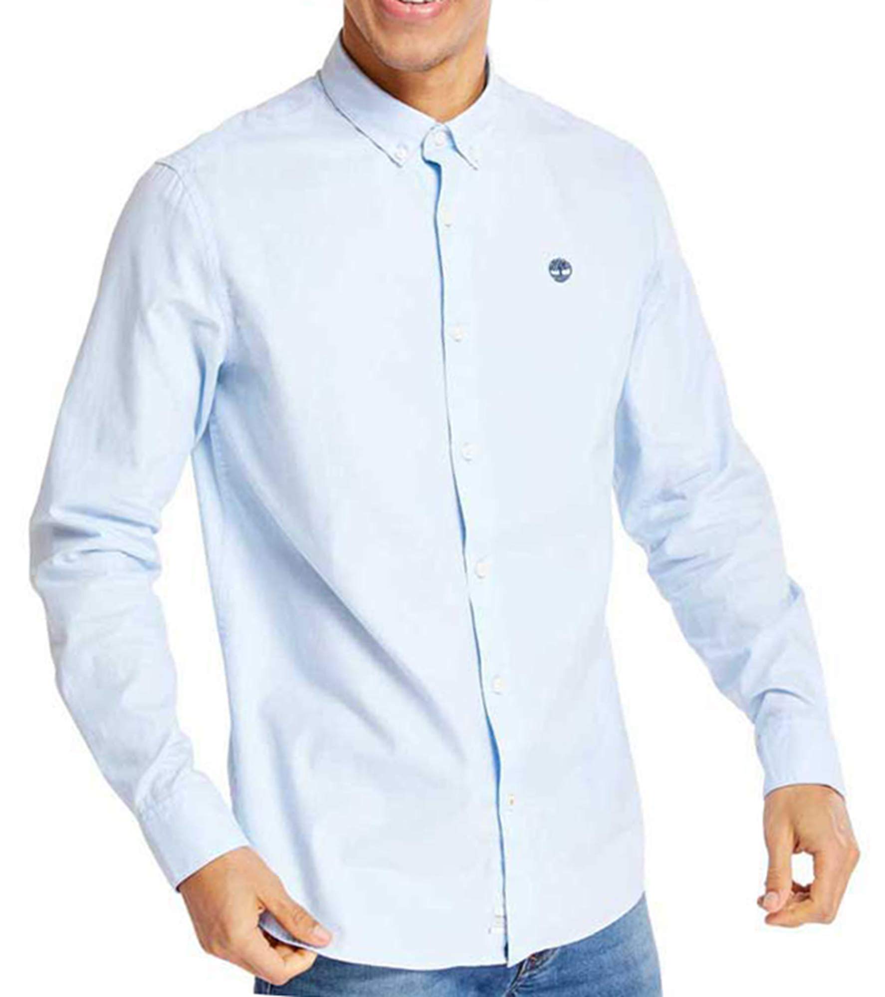 TimberlandMen's LS Ela River Elevated Oxford Solid Shirt Slim Shirt