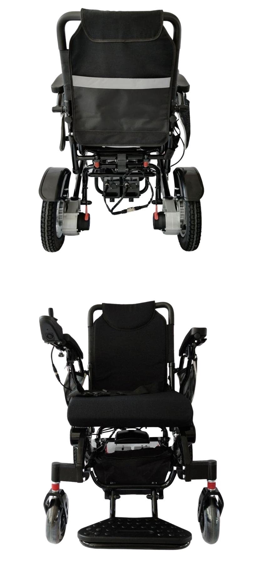 電動車椅子 ポルタス フリーダム UNQ model: EY15  ノーパンクタイヤ Wバッテリー付属 取説あり 動作確認済 中古美品 折りたたみ ④ 電動車椅子 ポルタス フリーダム UNQ model: EY15 ノーパンクタイヤ W