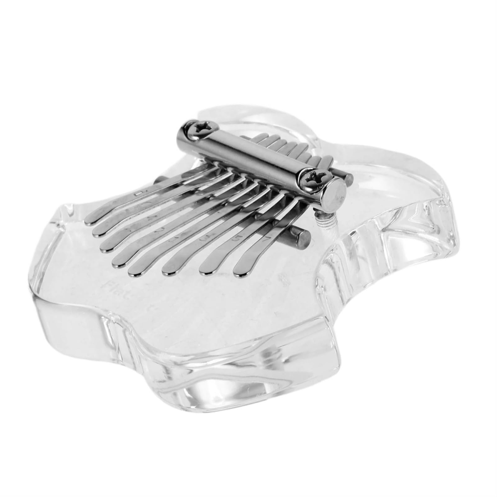 Pianino Kciukowe Kalimba 8-klawiszowy Akrylowy Kciukowy Fortepianowy Kieszonkowy Elektroniczny Kalimba Mini Przezroczysty Palec