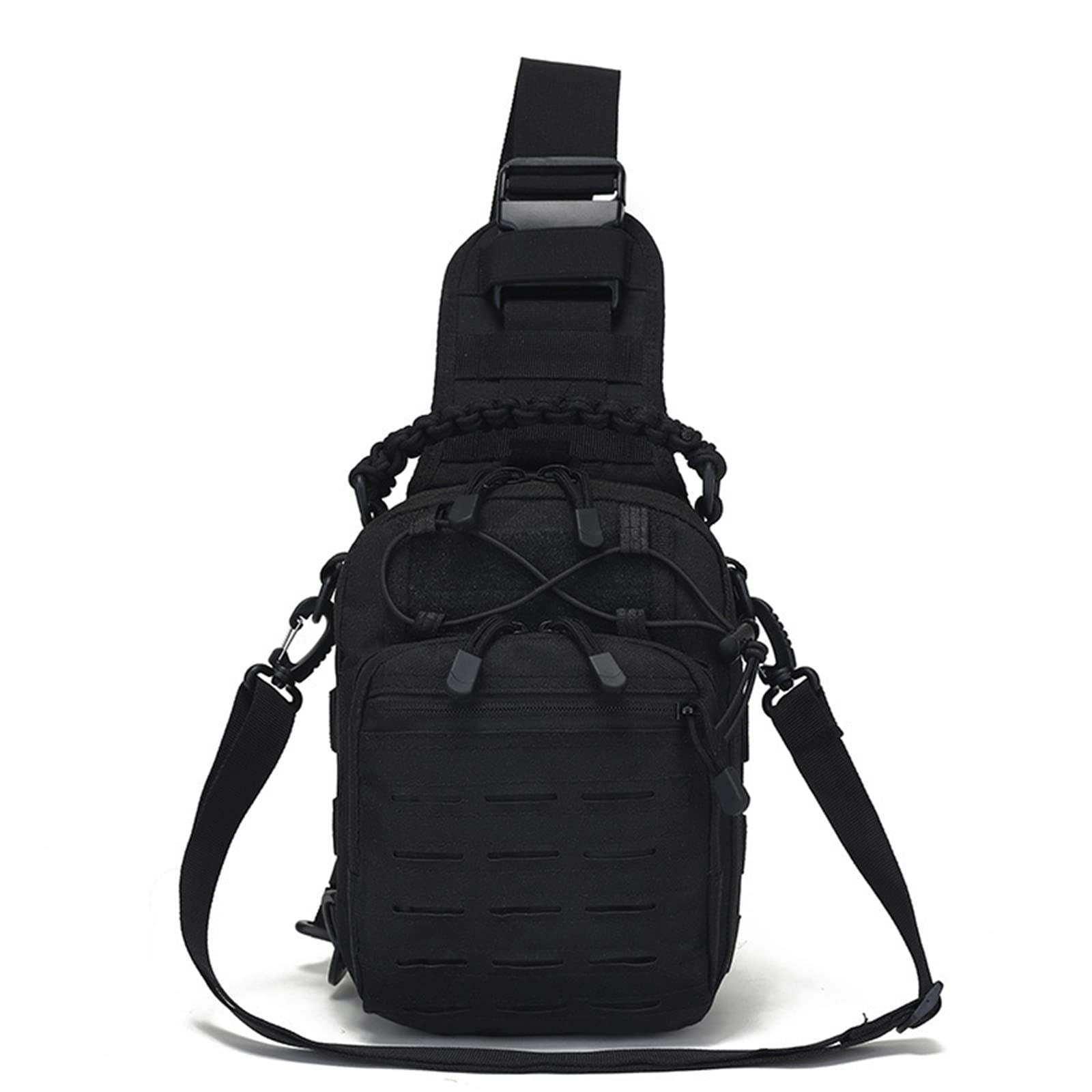 Borsa a tracolla tattica militare Borsa a tracolla da uomo Borsa da petto all'aperto Arrampicata Campeggio Pesca Trekking Borse Molle