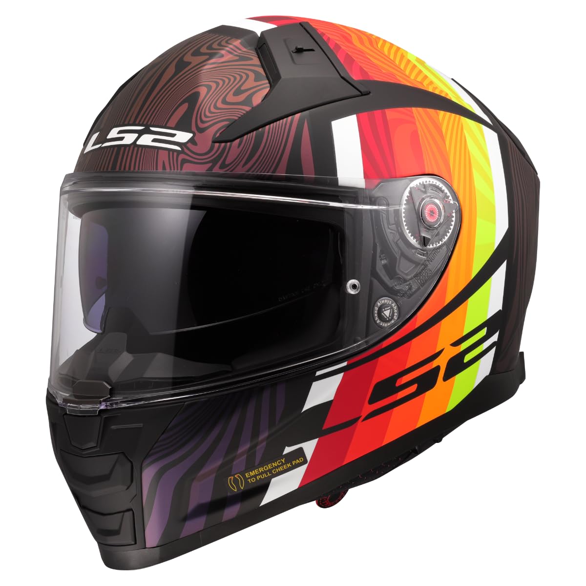LS2, Casco Moto Integral VECTOR II FREEDOM Black Chameleon, XXS