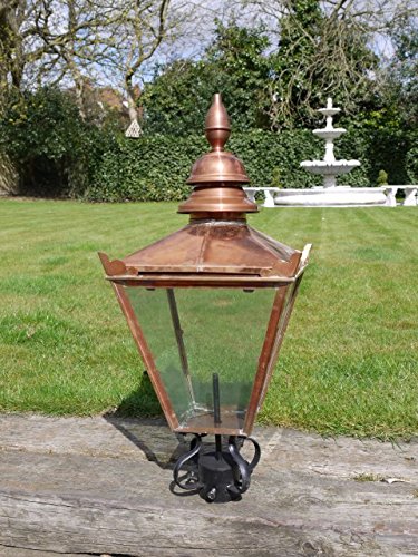 TRADITIONAL MEDIUM COPPER VICTORIAN POST LANTERN LAMP 244 GARDEN STREET LIGHT