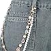 TIESOME Layered Pants Wallet Chain, Fashion Rhinestone Love Heart Pearl Pocket Jeans Pant Chain Jewelry for Pants Trousers Jeans Wallet Pockets Men Women