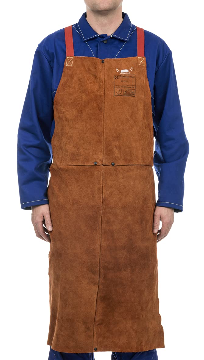 Weldas Schürze Lava Brown™ L.ca.107xB.ca.60cm braun