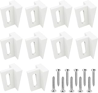 N 6950 Pocket Door Bottom Guide (10-Pack), Jamb Mounted