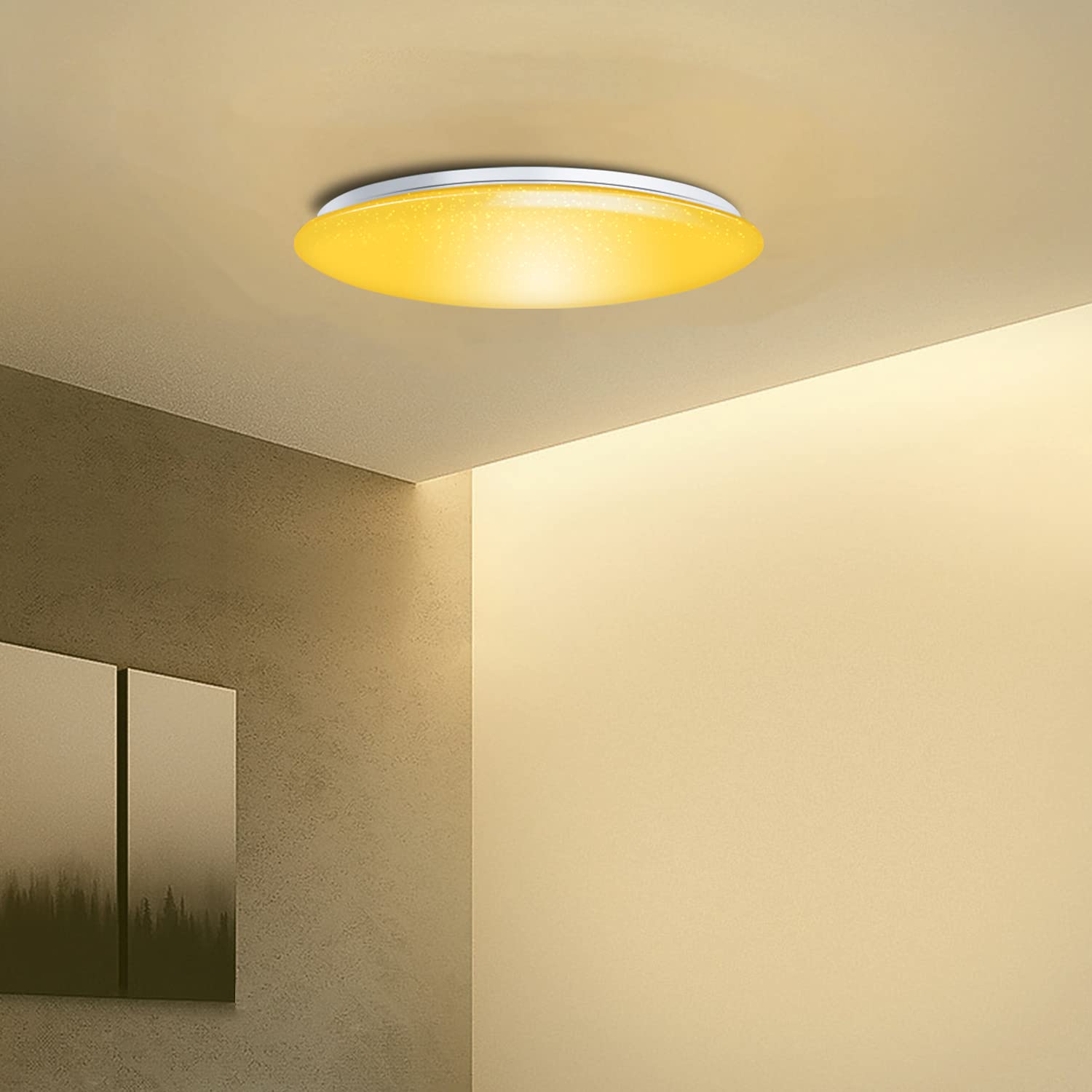 Amazon.co.jp : CHYSONGOODS LED シーリングライト 6畳 3200lm 内蔵の