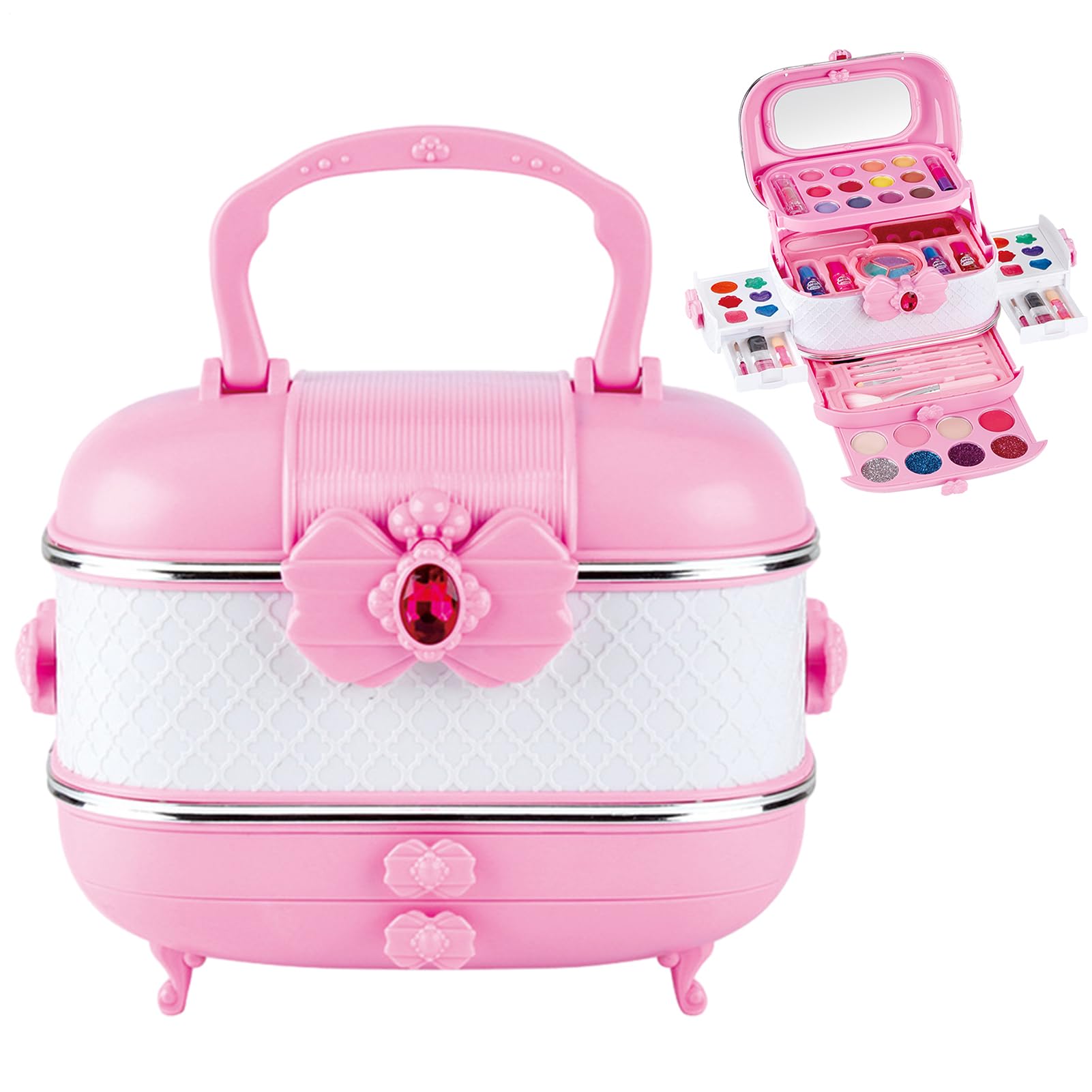 Kinder Make-up Set Waschbares Echtes Kosmetik-Spielzeug