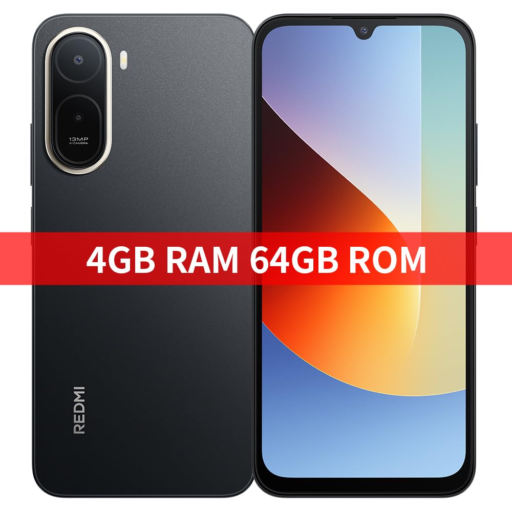 XIAOMI Redmi A7 Pro 4G Smartphone, 4+64Go, 6,9", Unisoc T7250, 6000 mAh, 15 W, Android 16, écran IPS LCD 120 Hz, avec Chargeur (Noir) | Unisoc T7250, 6000 mAh, 15 W, Android 16, écran IPS LCD 120 Hz, avec chargeur