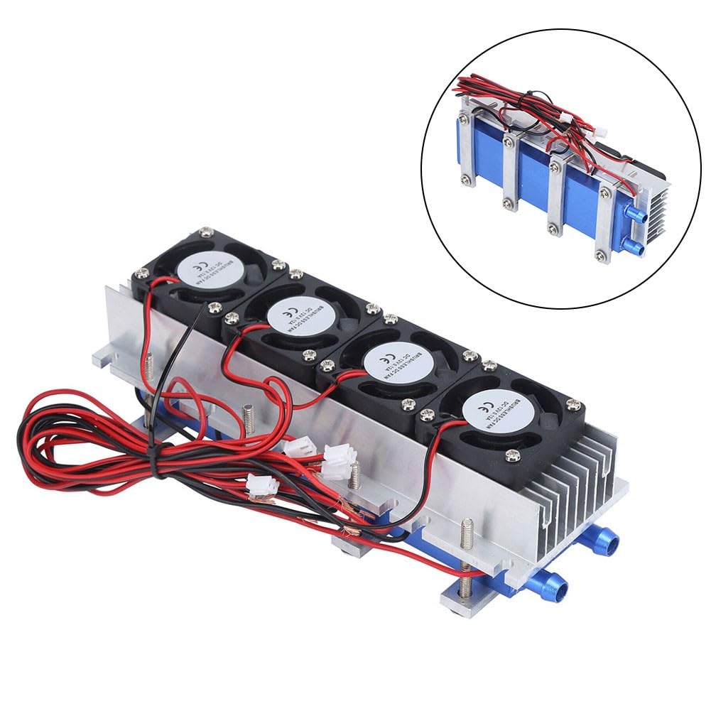 288W Semiconductor Refrigerator Peltier Cooler 12V DC Water-Cooled Module for 20L Space Exploration and Learning
