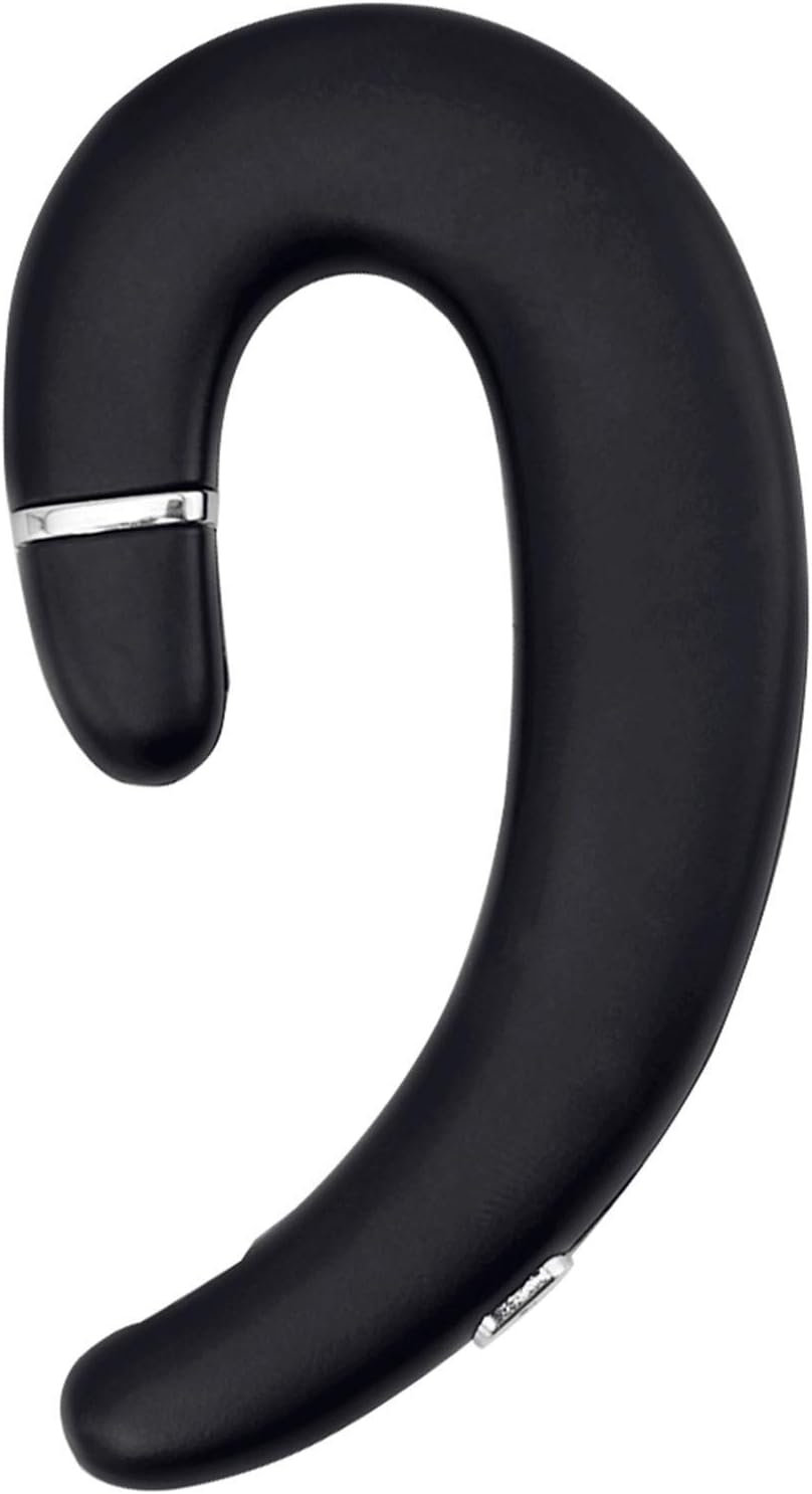 Ear Hook Bluetooth Wireless Headphone,Non Ear Plug Headset with Microphone,Single Ear Noise Cancelling Earphones Painless Wearing for Android Smartphones,iPhone14 13 12 11 X 8 (Black)