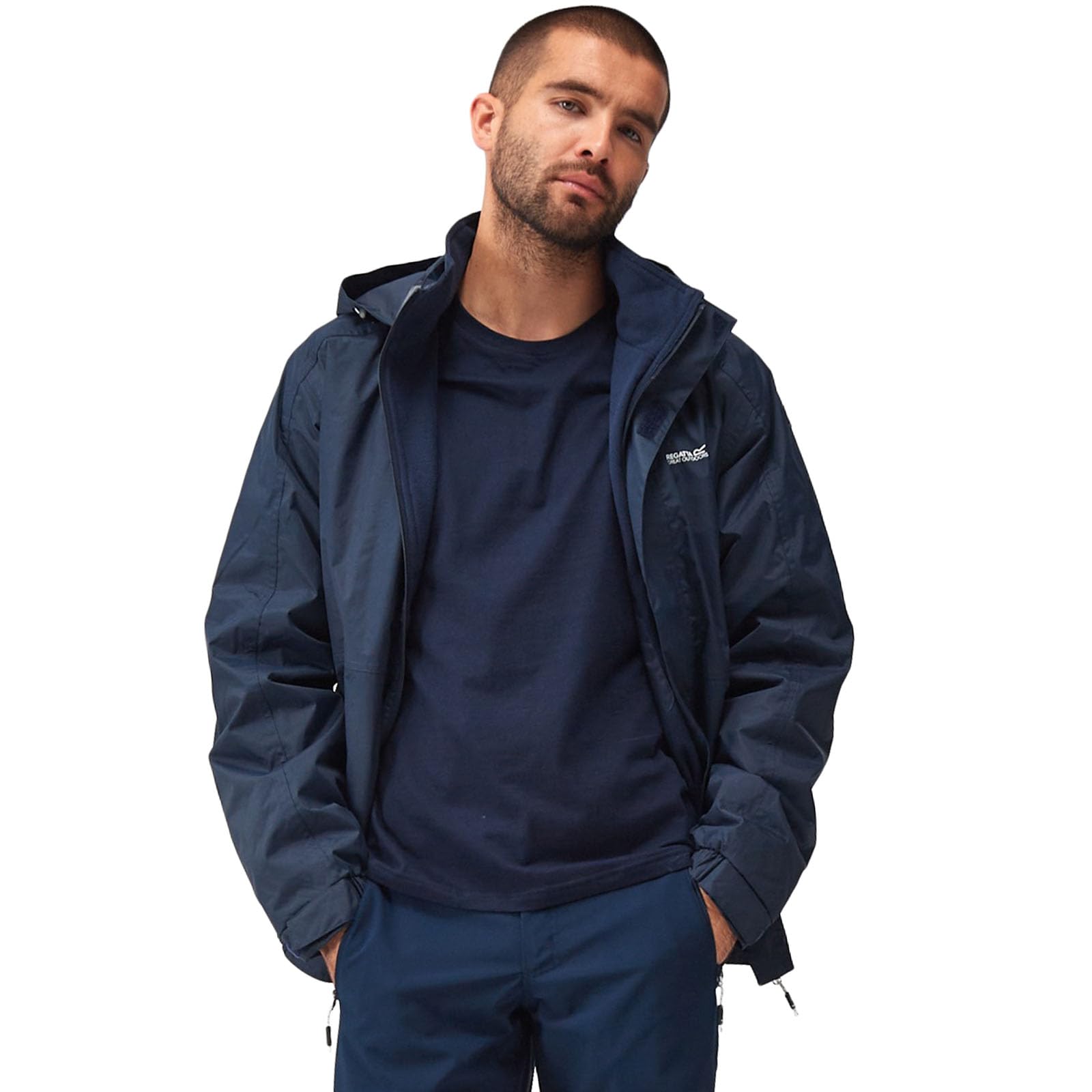 Regatta Mens Niviston Waterproof Jacket - Navy - XL