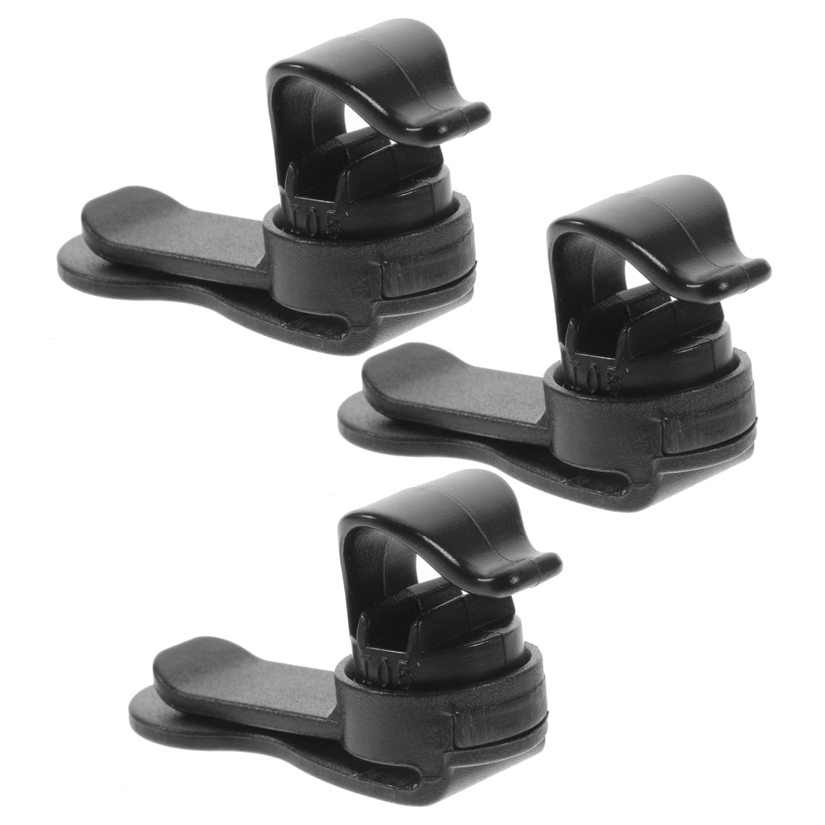 Kisangel 4 Ensembles Clips De Tuyau Hydratation pour À Boucles Multifonctions pour Sangles De Accessoires De Camping Et Randonnée Compatible avec Divers Tissus Et Structures 3 Pièces * 4