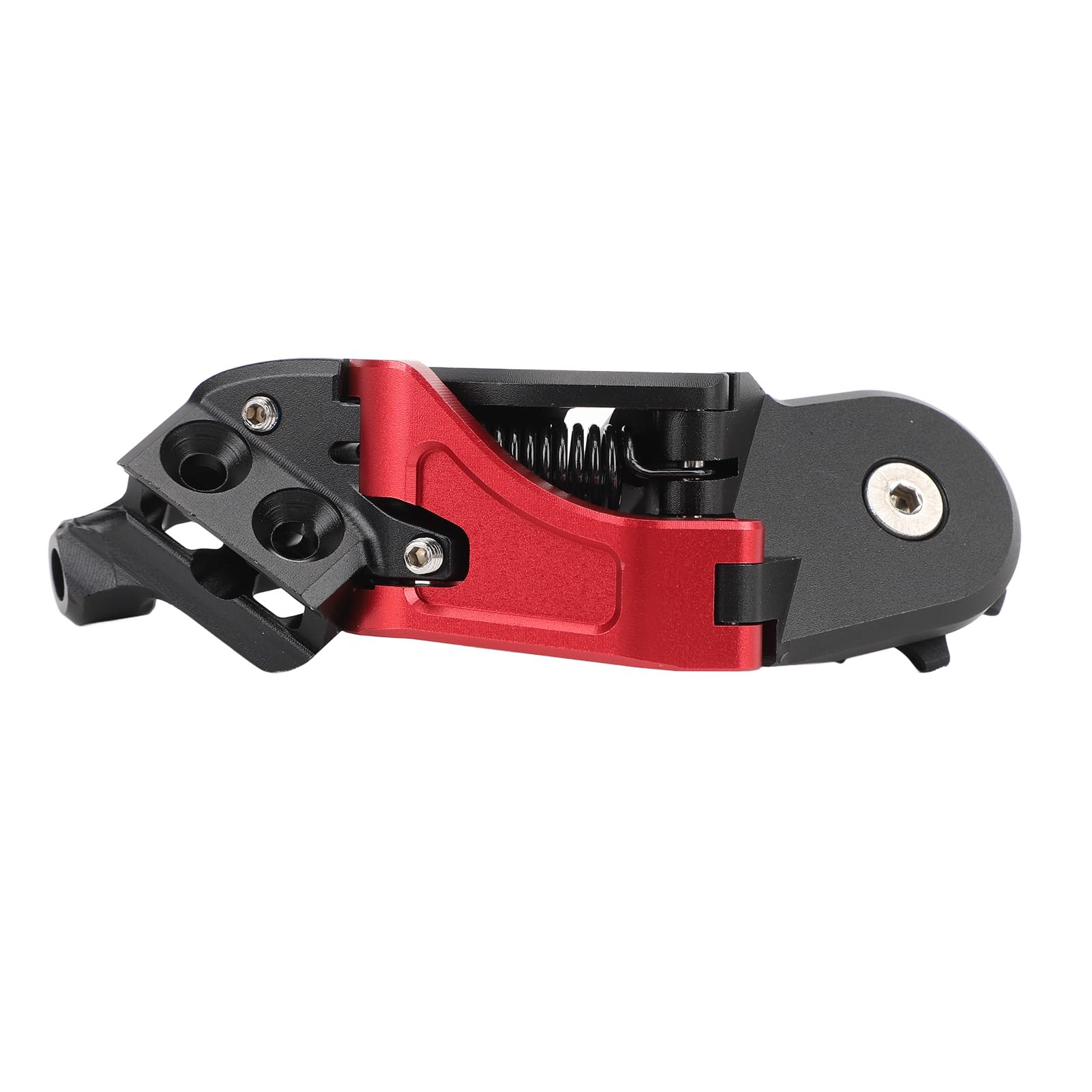 POENVFPO Przerzutka Tylna Roweru, Przerzutka Tylna 5 6 7 Biegów z Konwerterem do Ramy z Jednym Otworem , Koło Pasowe ze Stopu Aluminium i Nylonu, Koło Pasowe z Włókna Nylonowego 8T, Płynna