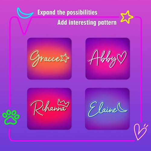 Miniatura 6 de Letrero de neón personalizable, letreros de neón personalizados para decoración de pared, letrero de nombre de neón personalizado para boda, fiesta