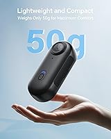 Vista 3 de BOBLOV Mini cámara corporal W4 4K, cámara portátil de 64 GB con clip giratorio de 360° y clip magnético, 120 minutos para grabación, fácil de usar