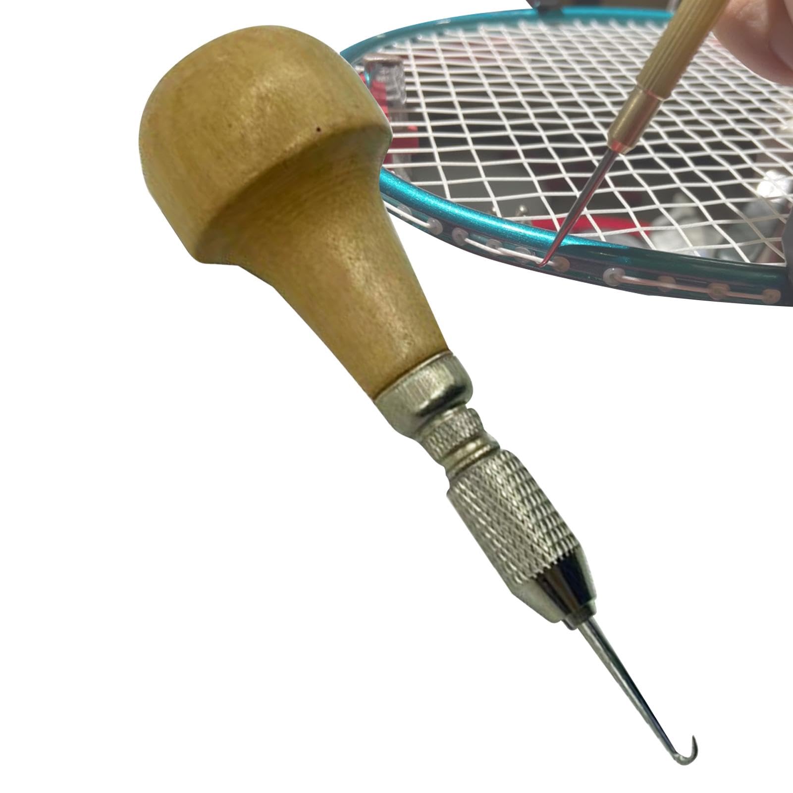 Herramienta para encordar Raquetas de Tenis, Squash y Bádminton, Extractor de Cuerdas de Bricolaje