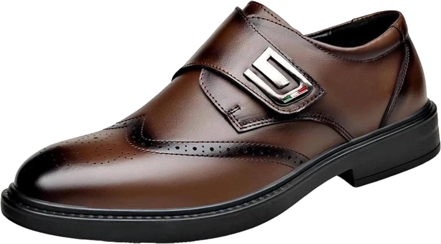 Men's Leather Dress Shoes Business Casual Footwear Suitable for Office Interview and Daily Wear