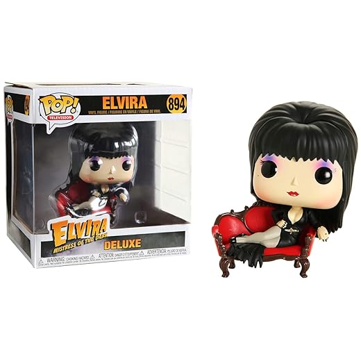 Sale Funko Pop! Deluxe: Elvira Mistress Of The Dark - Elvira On Couch (Exclusive)