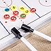 Wrzbest Double-Sided Ice Hockey Coaching Whiteboard – Full & Half Rink Tactics Board with Player Markers