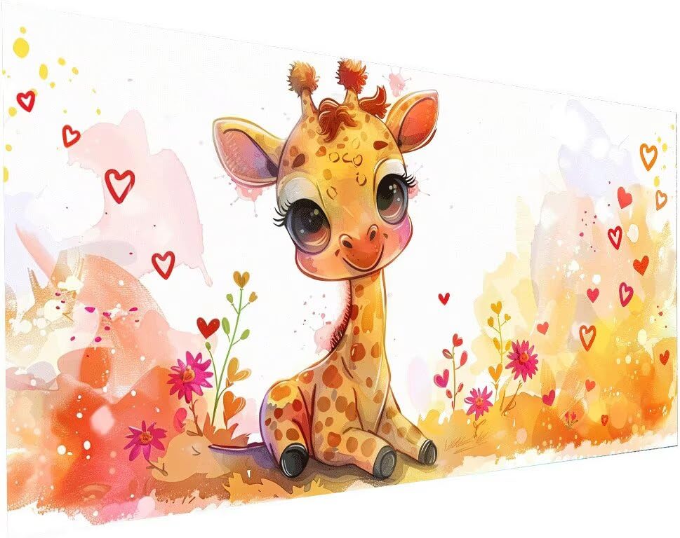 Kit broderie diamant girafe complet : le cadeau DIY idéal pour adulte