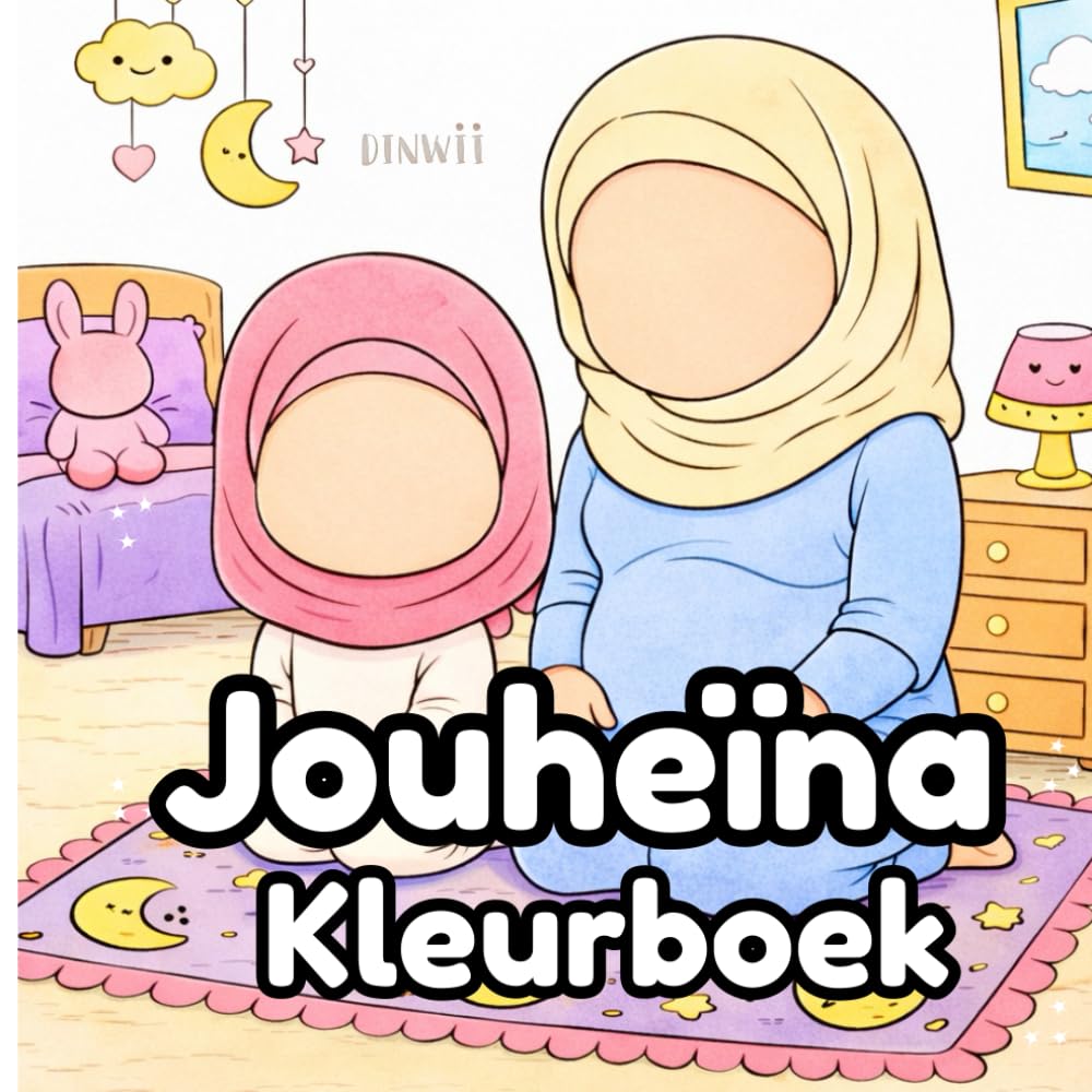 Jouheina - Kleurboek: Islamitisch Kleurboek voor Kinderen - Ramadan Activiteitenboek voor Kinderen - Cadeau voor kinderen EID - Ramadan Cadeau voor Kinderen