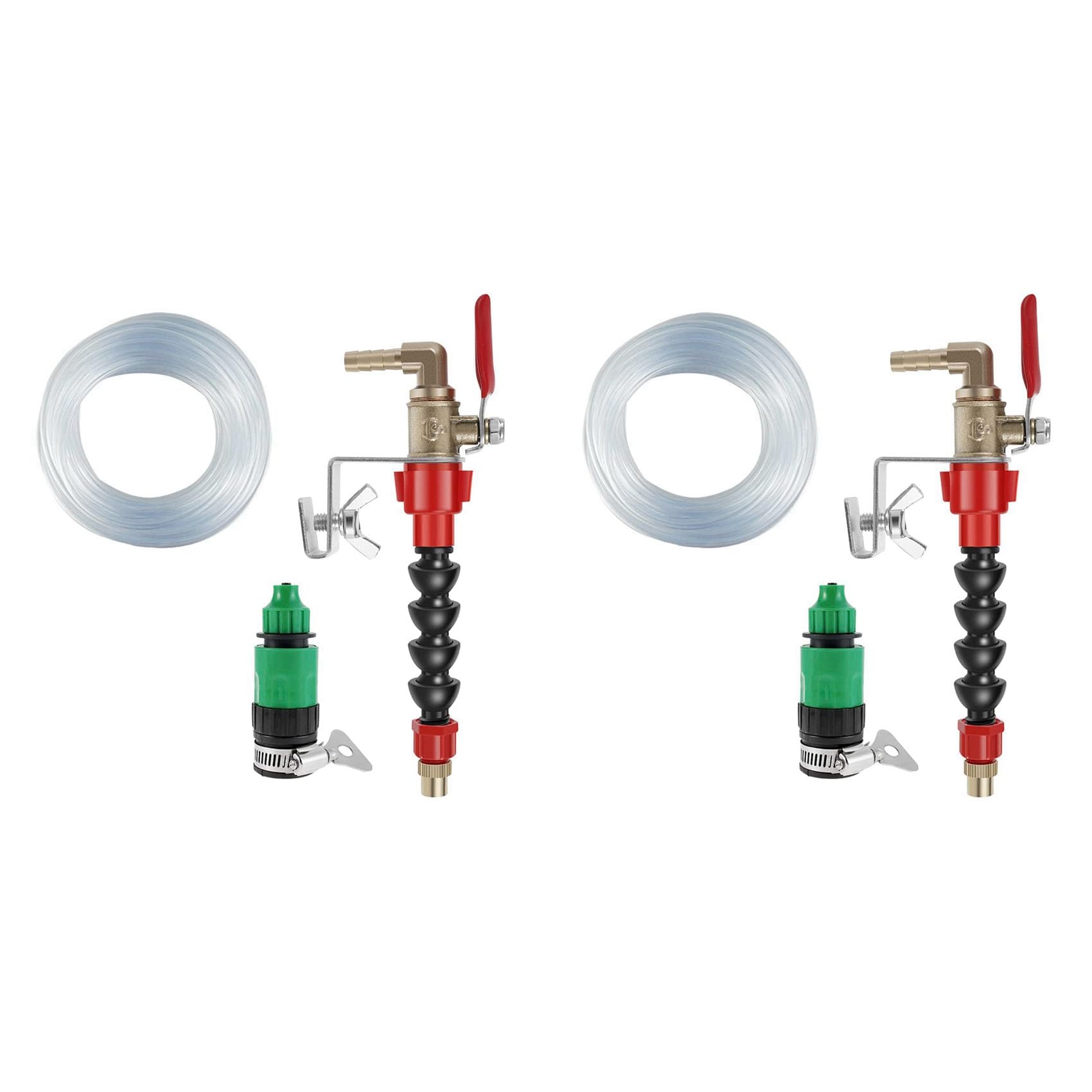 Owaefuqoir 2X Dust Remover Water Sprayer Set for Cutting Machine, Brick Tile Cutting Machine Grinder Kit with Connector