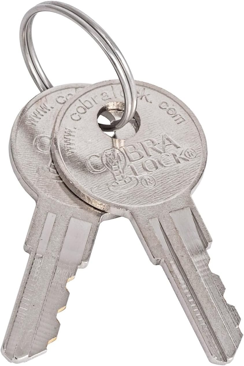 JEGS Replacement Lock & Key Set for JEGS Cargo Carriers (Key Number 104)