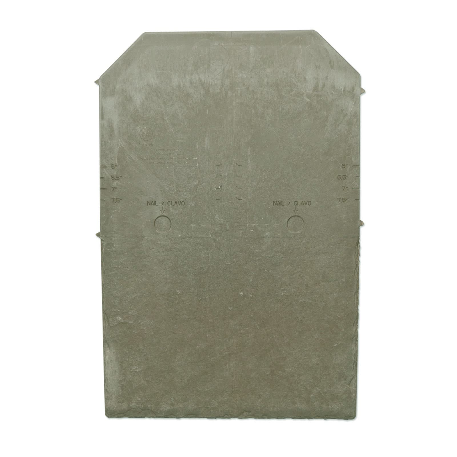 Tapco Slate Roof Tile Lightweight Strong Synthetic Plastic Roofing Shingle - Olive