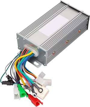 Electric Scooter Controller, 36V/48V 500W Universial Brushless Speed Motor Controller with 12 Tubes for Dual Mode Electric Scooter Accessory