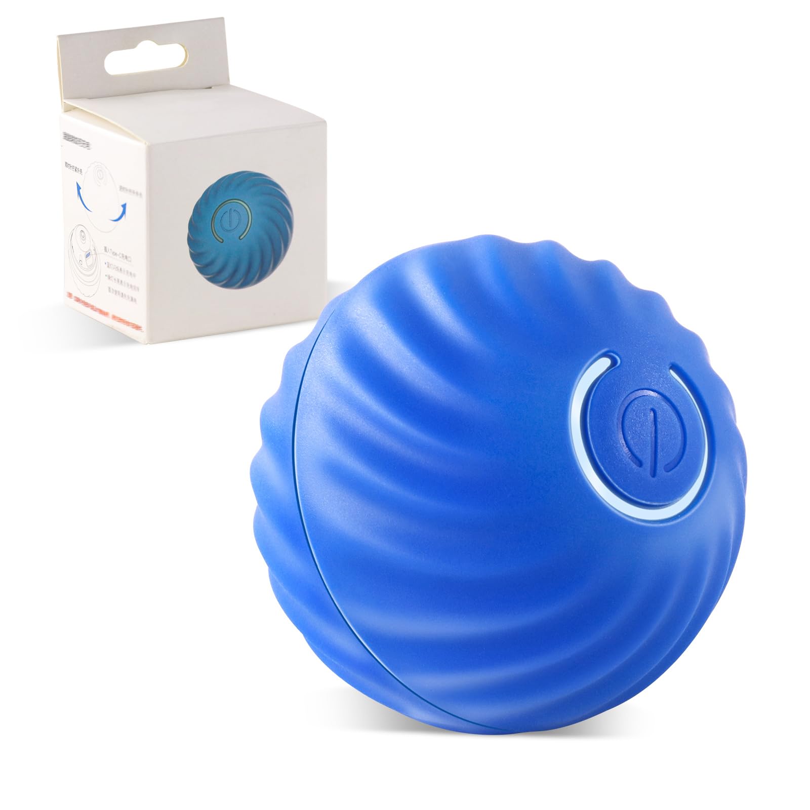 Pelota de Juguete Inteligente, Juguete Automático para Perros, Duro y Resistente a Las Mordeduras, Adecuado para Perros Pequeños y Medianos