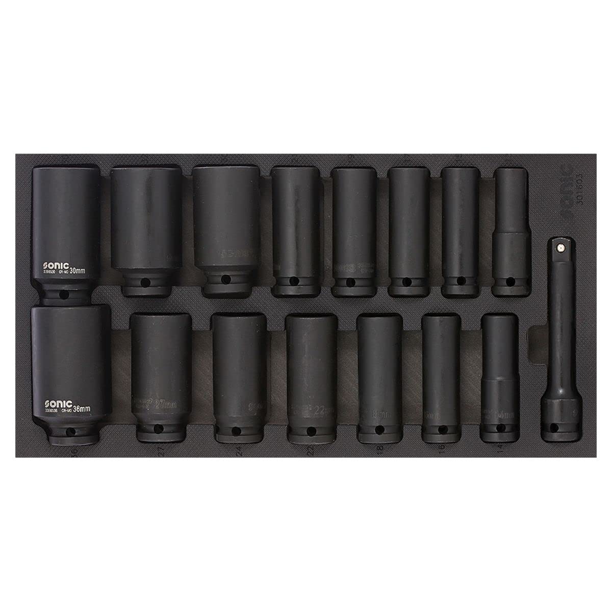 Sonic Bit Stecknuss – 1/2" Antrieb, 6 Mm Innensechskant, 24 Mm Länge