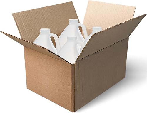 Miniatura 4 de Rani Containers - Jarra de plástico de polietileno de alta densidad de 1 galón con caja reselladora y tapas resistentes a los niños, uso doméstico y