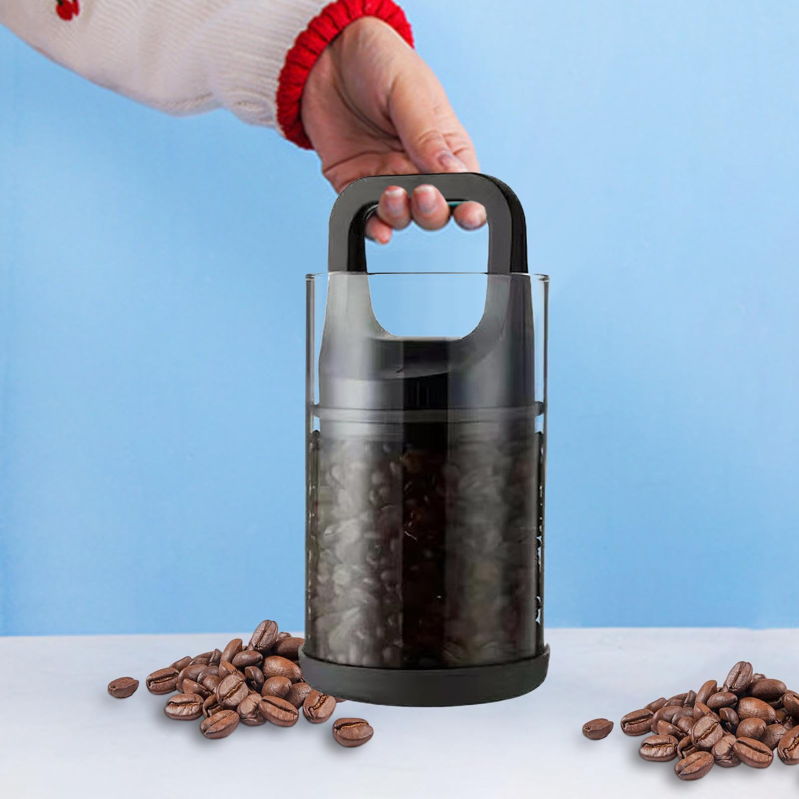kaffeebohnen aufbewahrung glas Kaffee-Vorratsdosen – Glasbehälter für – bewahren Sie die Frische von Lebensmitteln durch Ausstoßen von überschüssiger Luft, luftdichter Behälter für die Küche Küche, Haushalt & Wohnen Größe:116×47×51 cm verdauung Schick das an einen