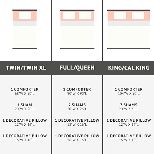 Miniatura 5 de Intelligent Design Raina - Juego de funda de edredón con estampado geométrico metálico