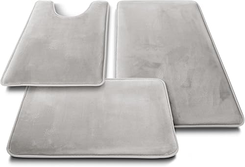 Miniatura 8 de Clara Clark tapete para baño, regadera o tina, de gomaespuma, negro, antiderrapante