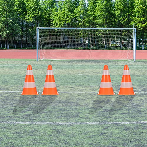 2 peças de cones esportivos de basquete, cones de trânsito, cones de treinamento, cones de agilidade