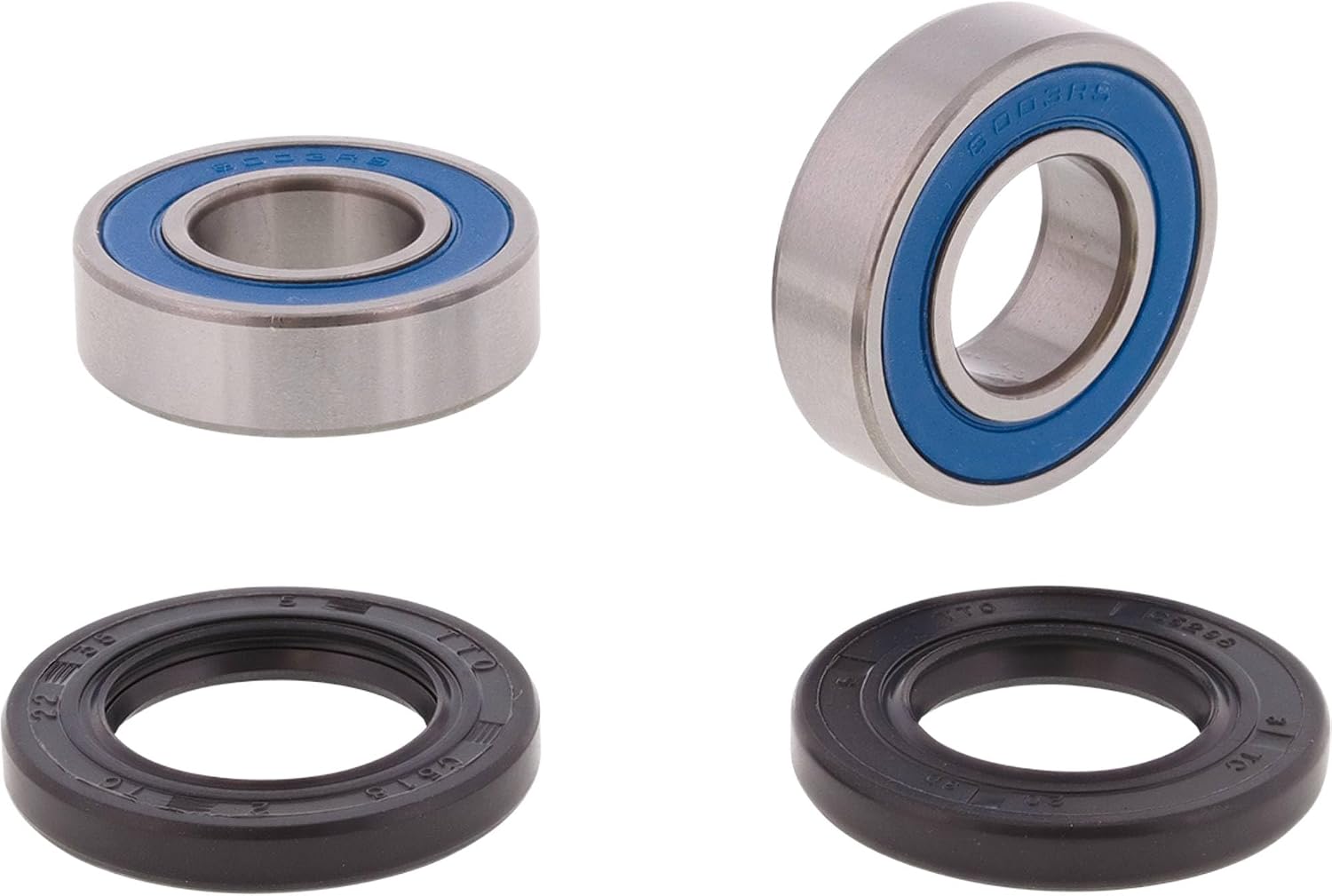 All Balls 25-1829 Wheel Bearing Kit Compatible with/Replacement For Kayo Bull 125 2018-2024, Fox 70 2018-2024, Predator 125 2018-2024