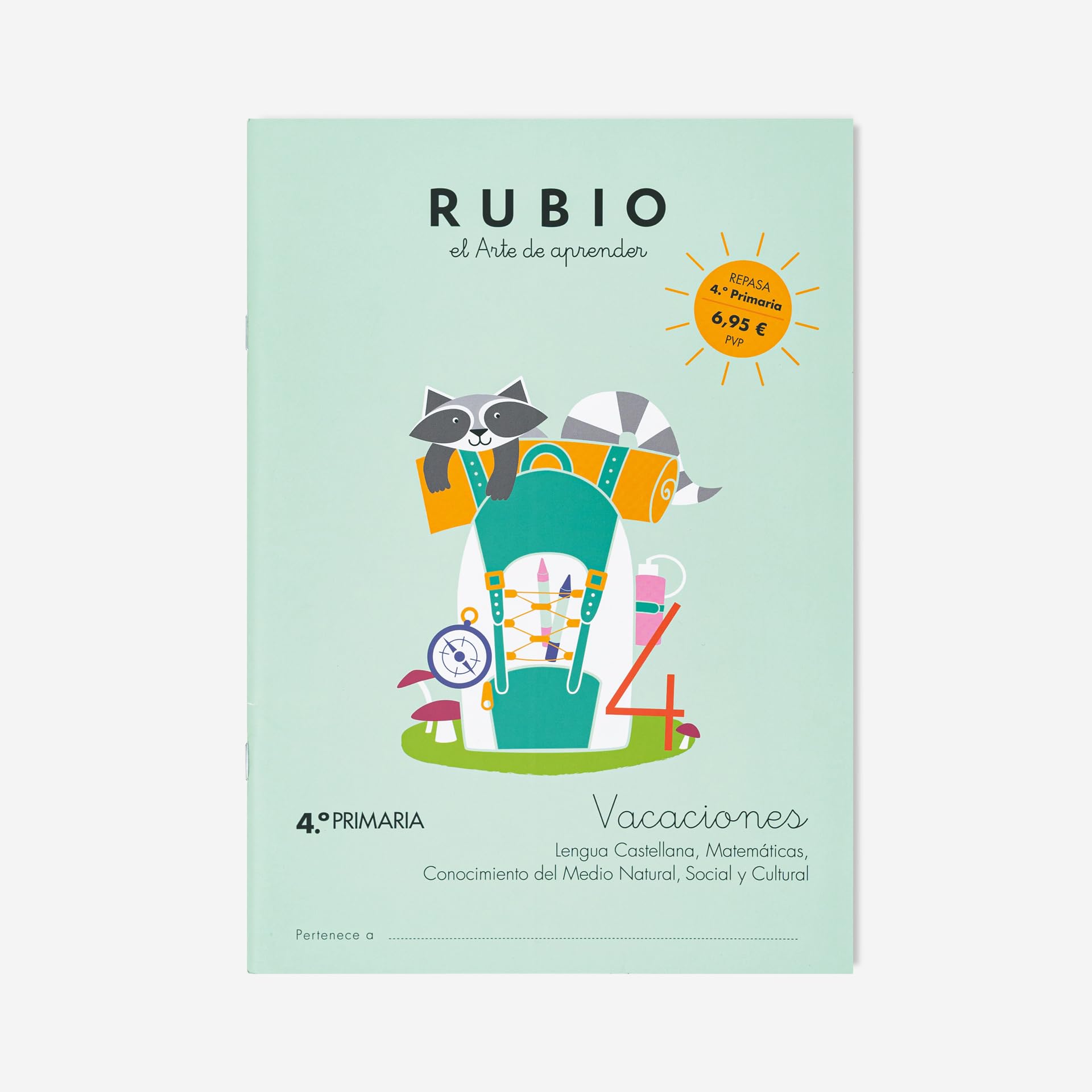 Vacaciones 4º Primaria para repasar el curso | RUBIO | +9 años | Actividades para repasar en verano (Vacaciones RUBIO)