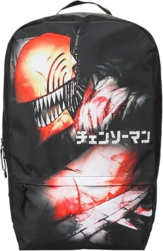 Mochila para portátil Chainsaw Man Denji Black, Negro -, Personalizado