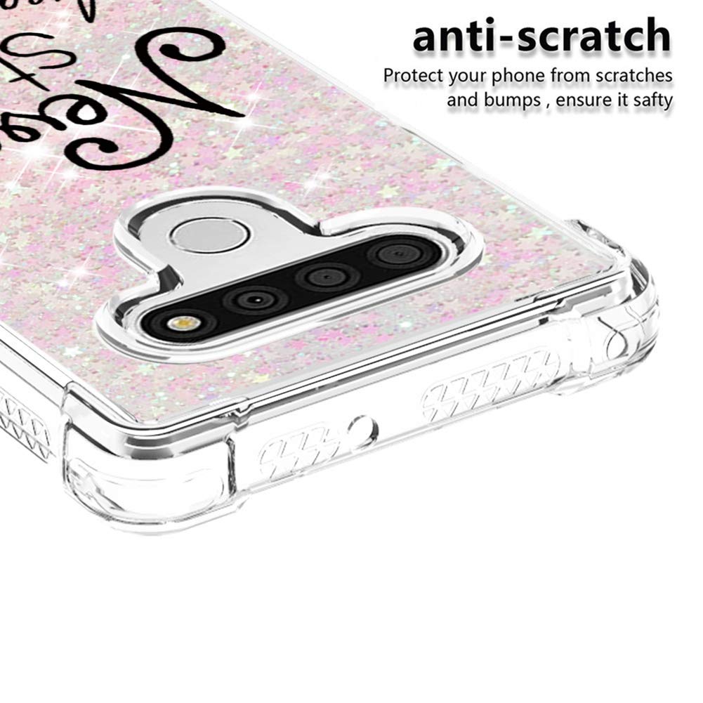 Custodia Per LG Stylo 6 In TPU Sfumato - Blu E Rosa, Ultra Sottile E Antigraffio, Copertura Morbida Con Protezione Antishock