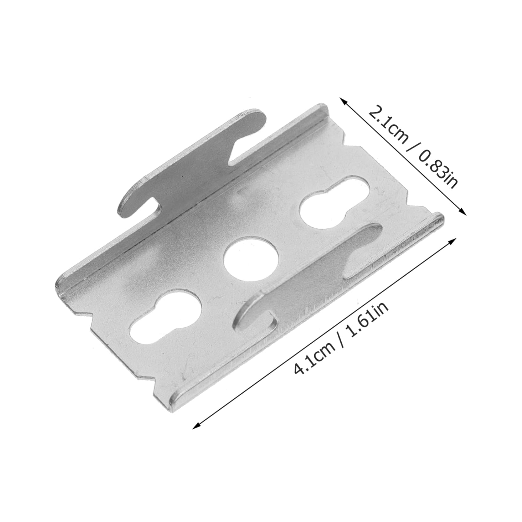 SOLUSTRE 2Sets Curtain Rod Brackets Heavy Duty Curtain Rod Supports for Easy Installation Home Decoration for Various Window and Styles