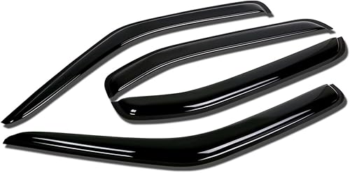 Deflectores de vidrio protectores para lluvia adhesivos para Nissan Xterra WD22, 4 unidades Deflectores de vidrio protectores para lluvia adhesivos para Nissan Xterra WD22, 4 unidades