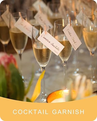 Miniatura 7 de Mini alfileres resistentes para fotos, 150 pinzas de madera natural de 1 pulgada con cordel de yute de 33 pies, clips pequeños para exhibición de