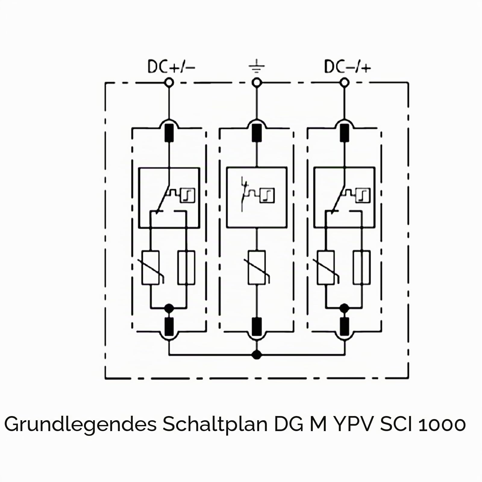 Dehn 952510 - Überspannungsableiter Typ-2 DG-M Ypv Sci 1000